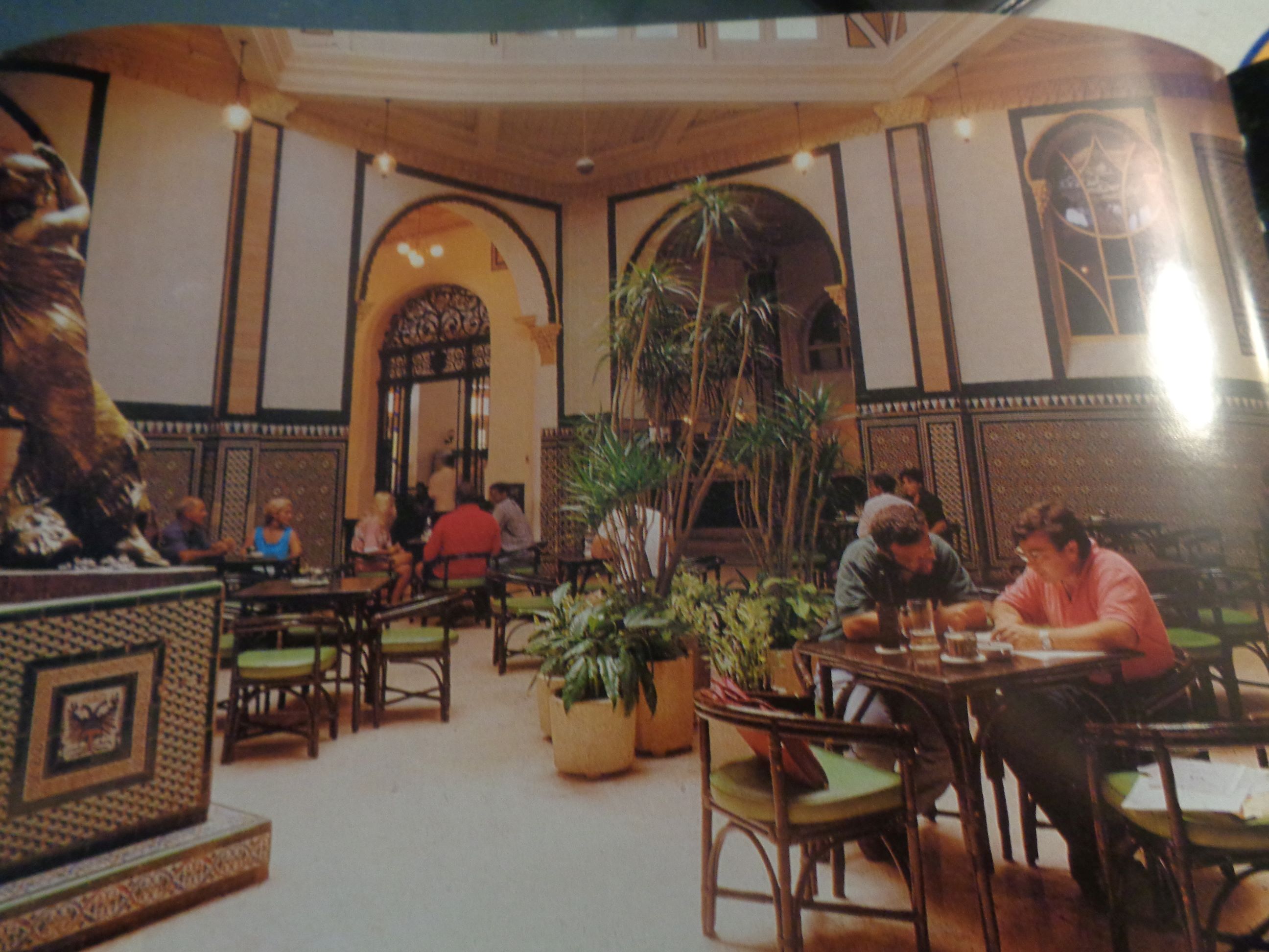 Havana Hotel Inglaterra patio Sevillano c1998