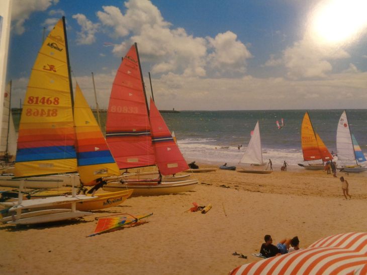 La Baule plage boats c2004