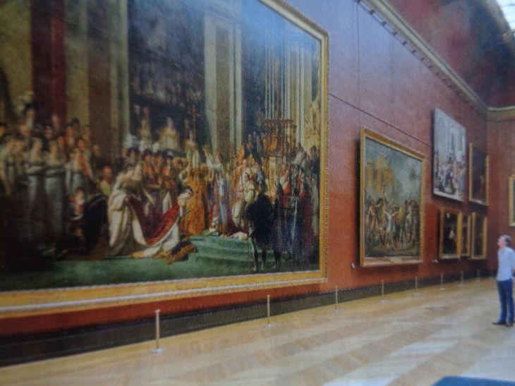 Paris mus louvre salle rouges jean louis david sacre empereur napoleon Ier crowned josephine nd cathedral 1804