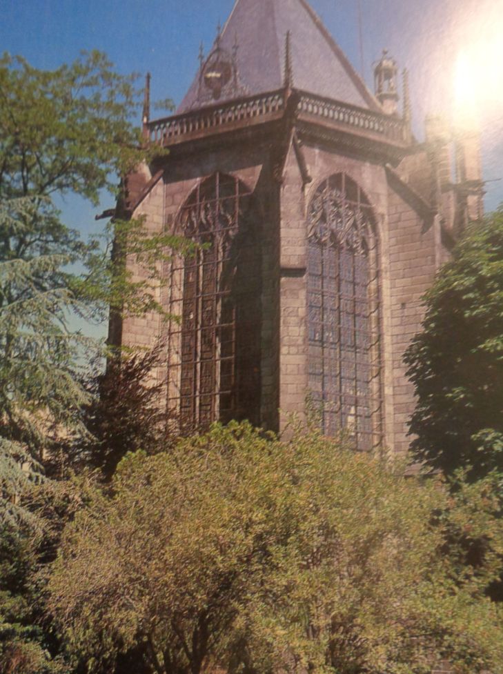 Riom sainte chapelle old castle de Riom c1995