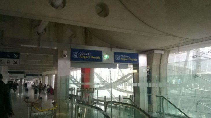 roissy CDG T2 CDGVAL entrance oct15