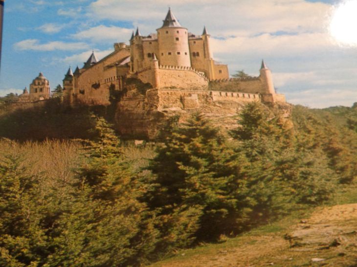 Segovia Alcazar from back trail c1995