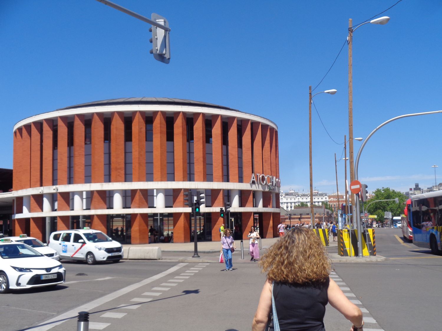 Madrid atocha train station front jun24