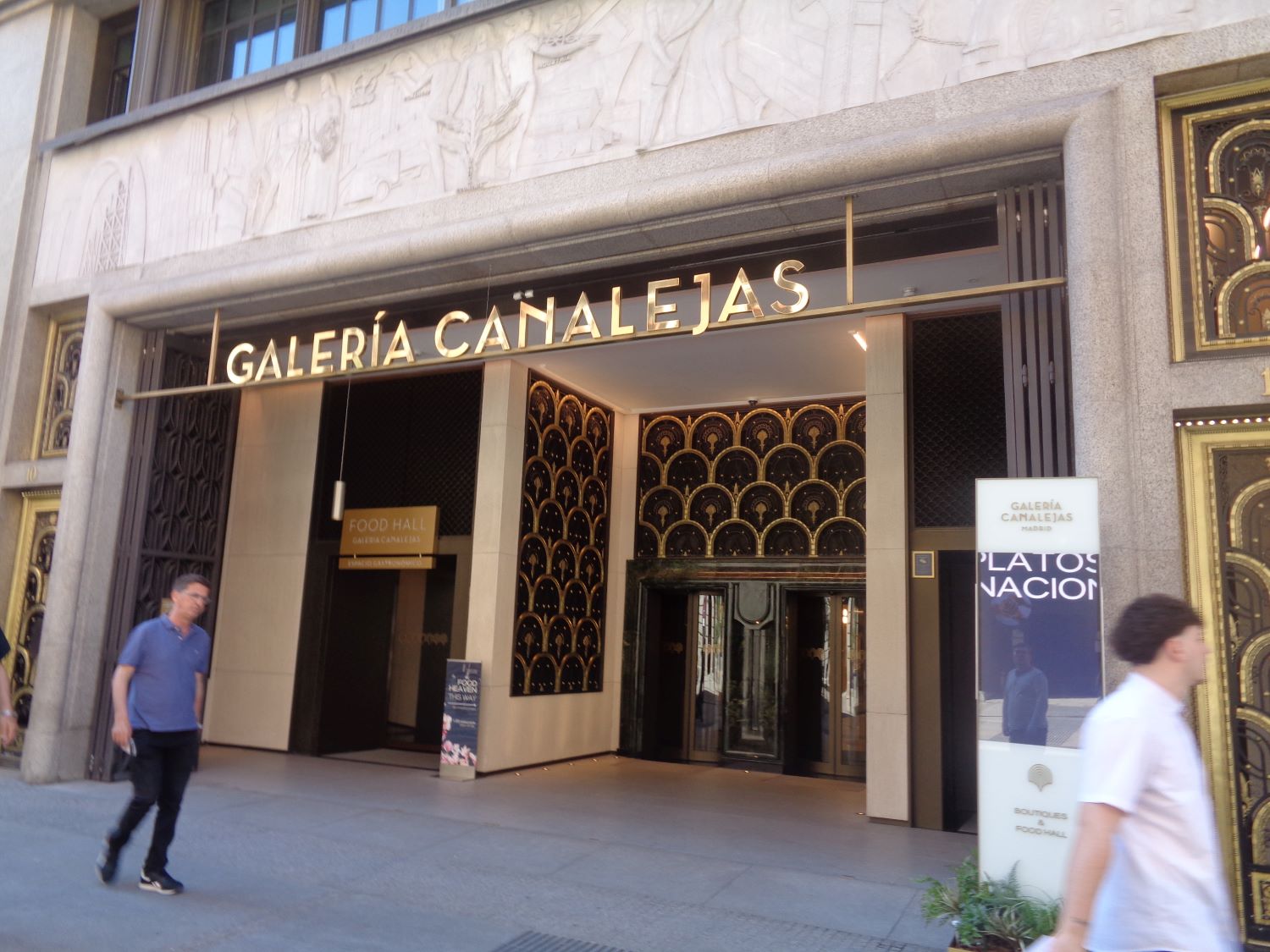 Madrid Galerias Canalejas shops restos jun24