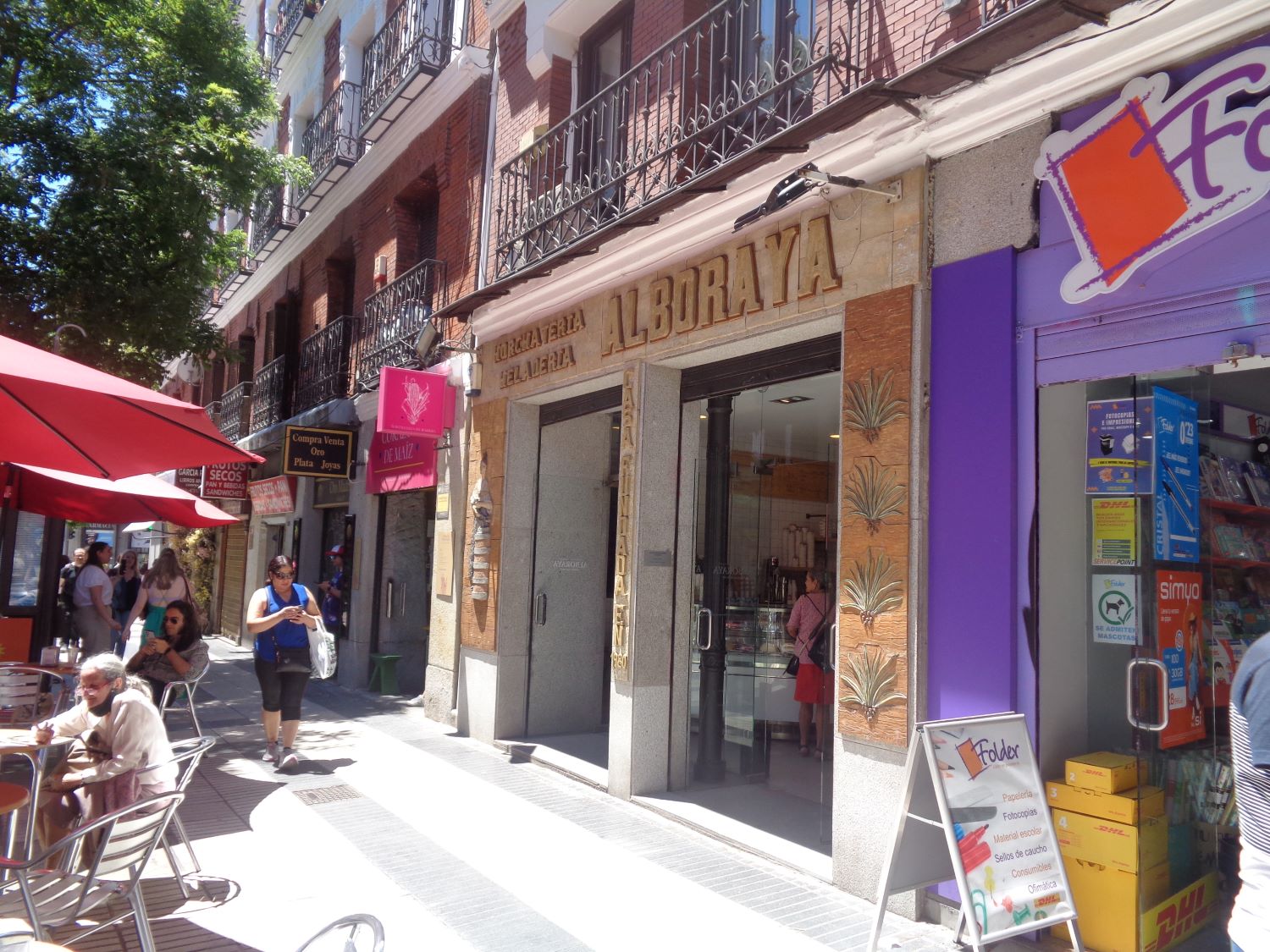 Madrid Horchateria Alboraya front principe de vergara metro calle de alcalà 125 jun24