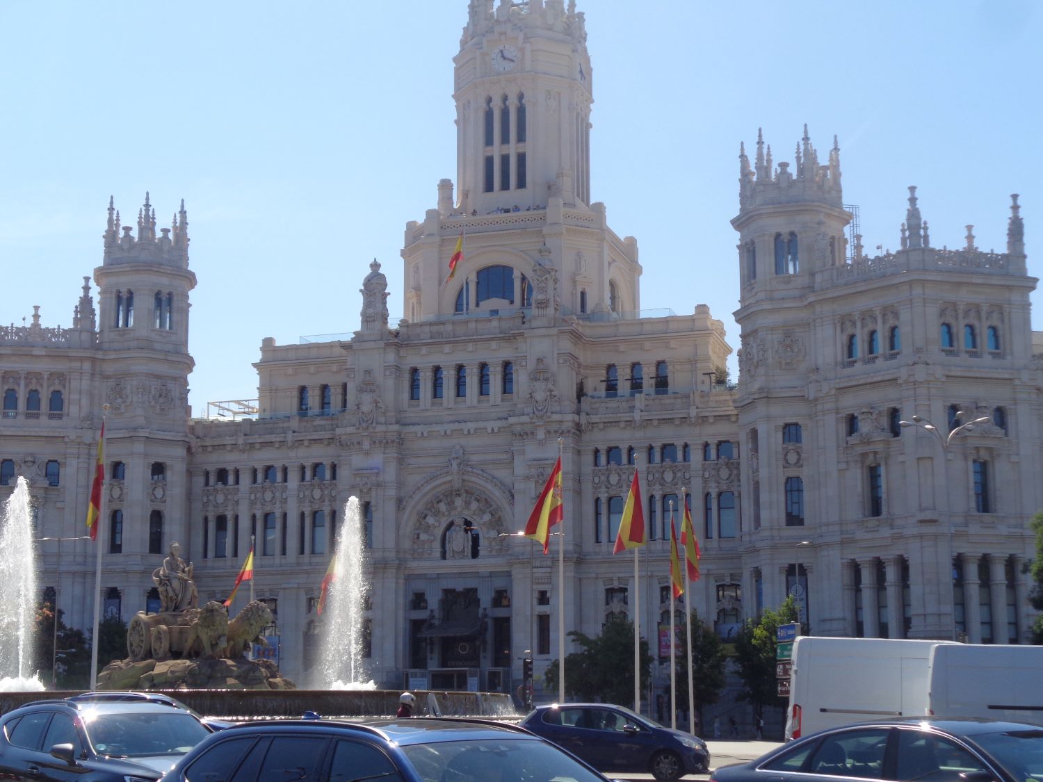 Madrid palacio de Cibeles city hall of Madrid jun24