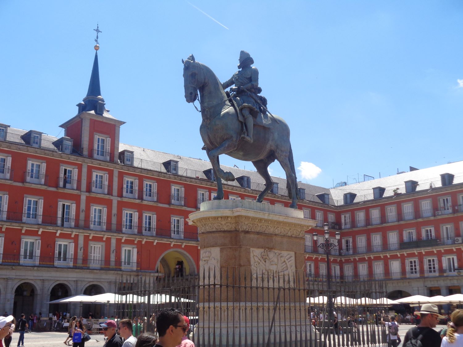 Madrid Plaza Mayor equestrian Felipe II jun24