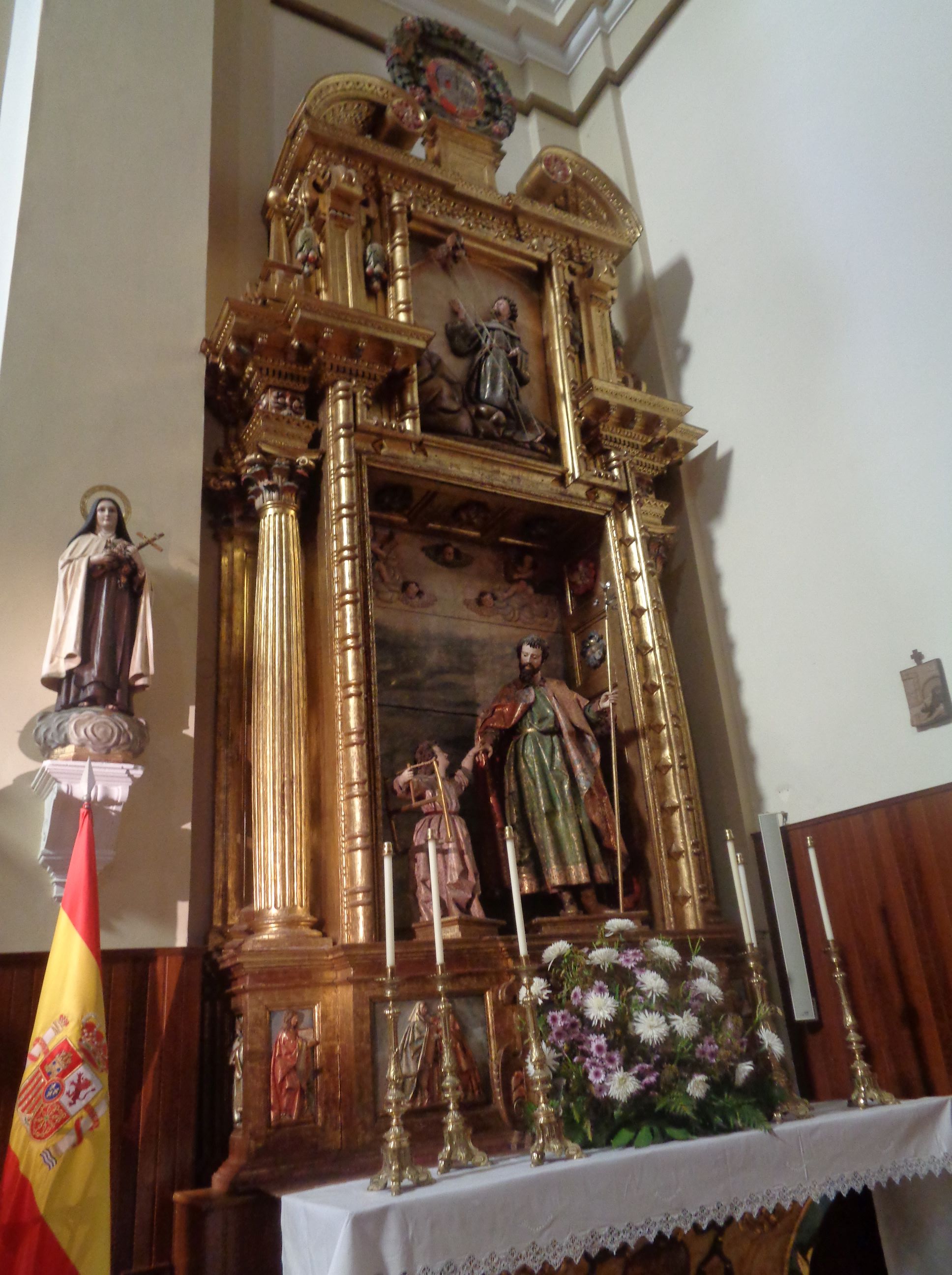 Medina del Campo ch Ntra Sra del Carmen chapel st joseph jun24