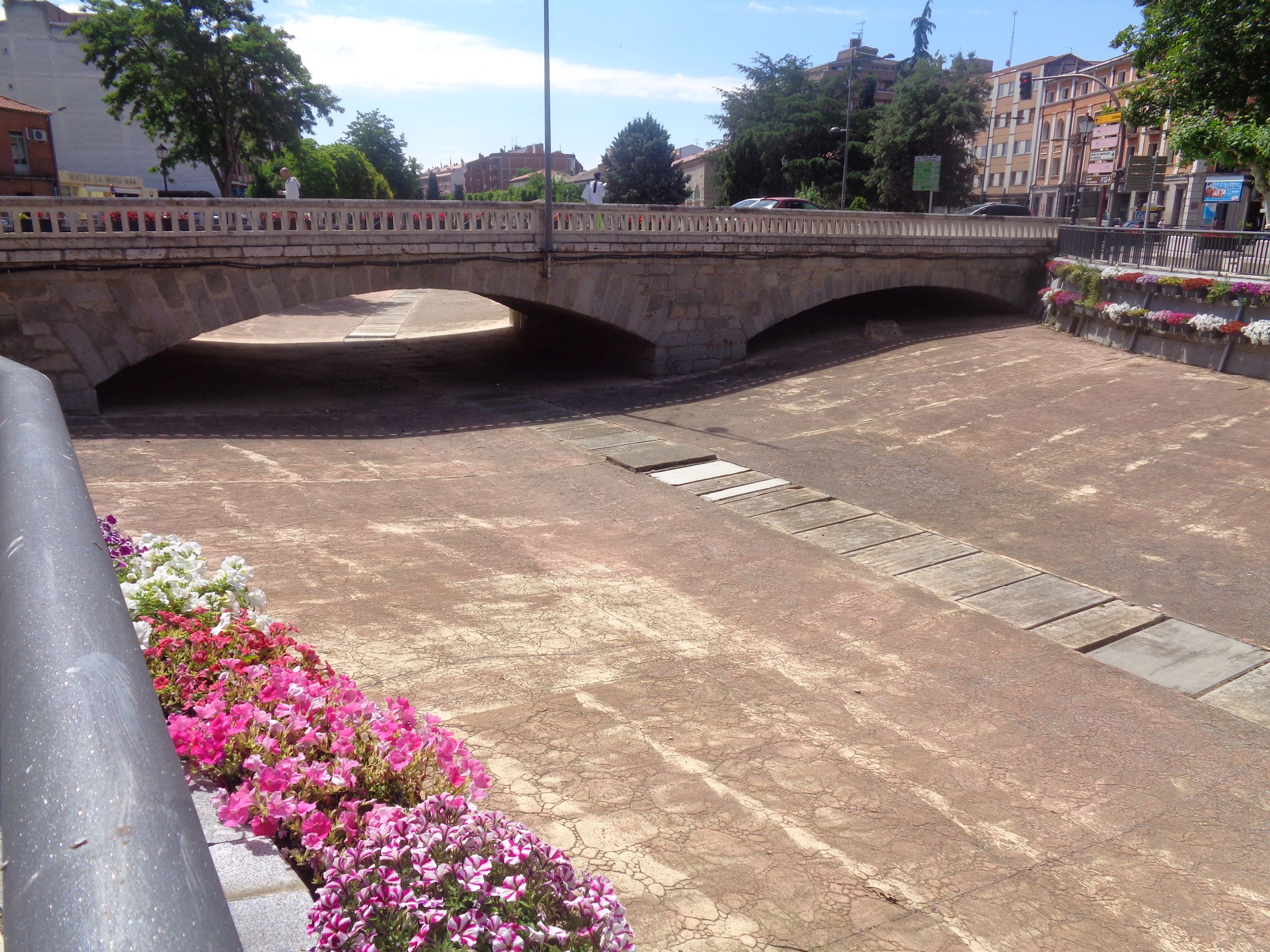 Medina del Campo puente on river zarcandiel jun24