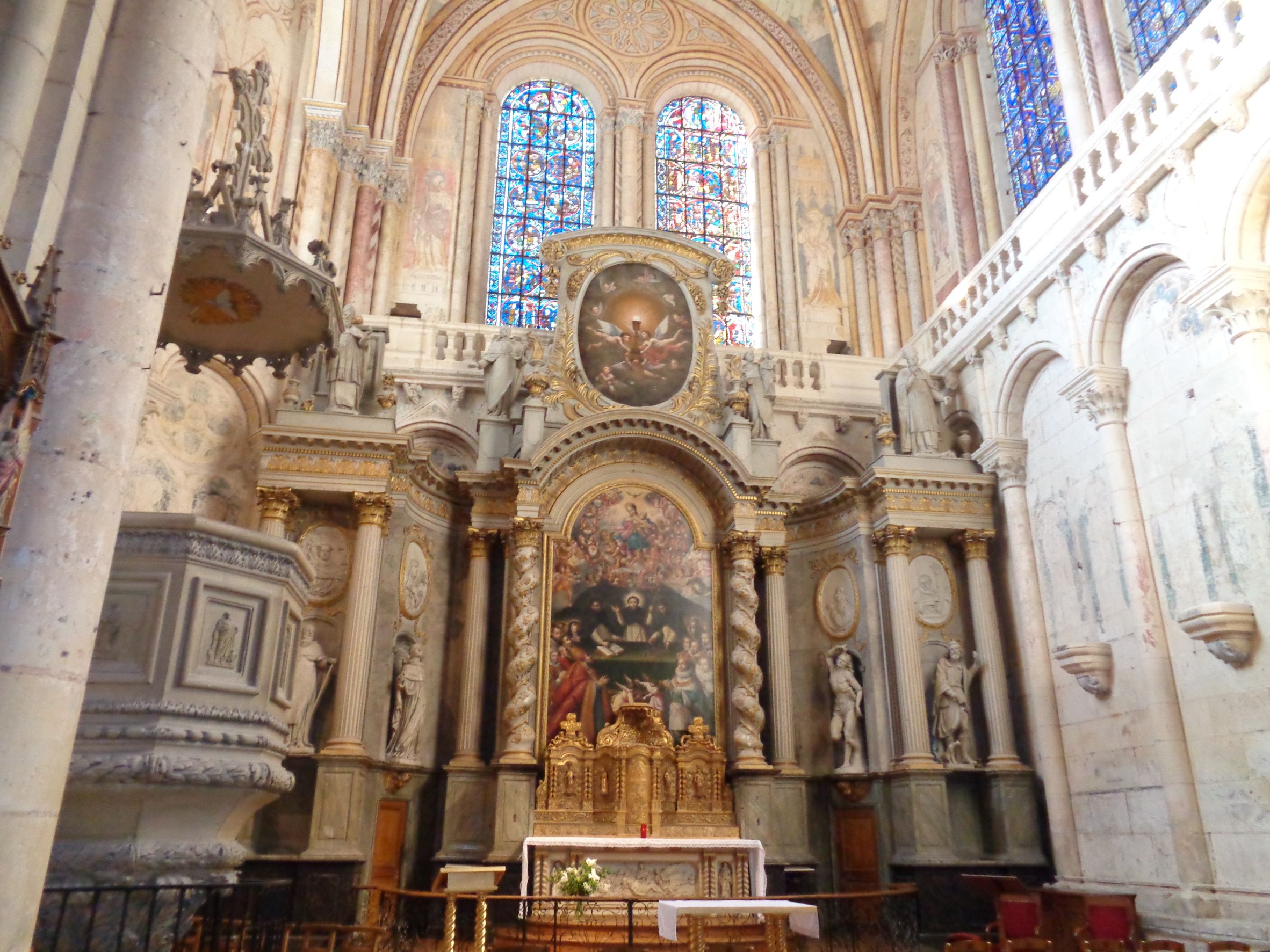 Poitiers cat st pierre chapel saint sacrement oct21