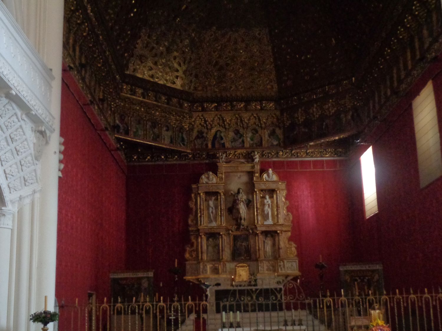 Tordesillas Real Convento de Santa Clara chapel et ceiling jun24