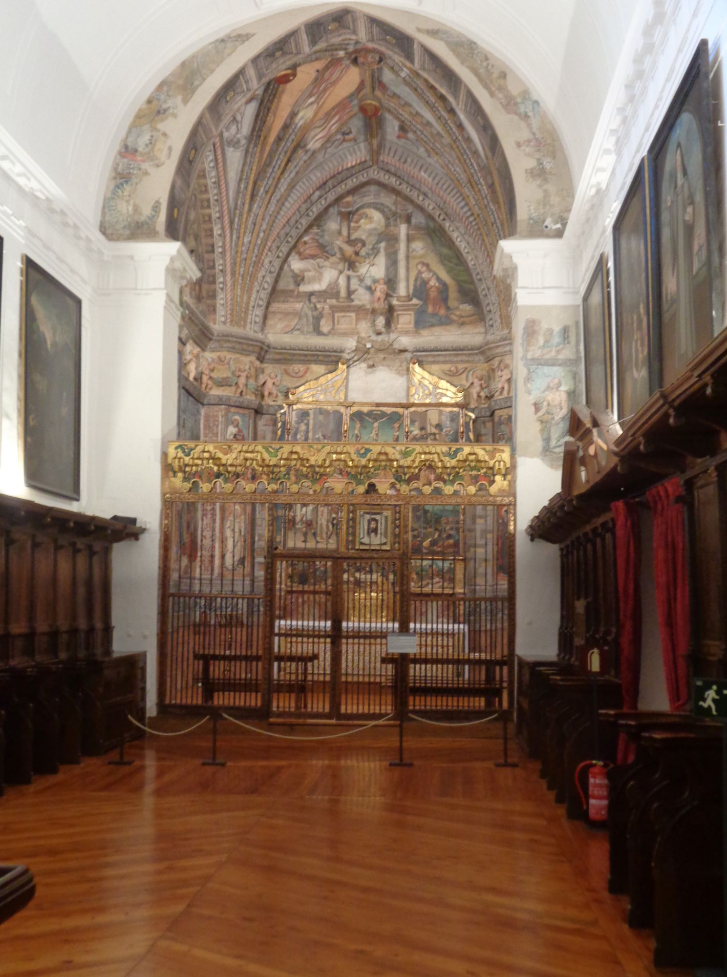 Tordesillas Real Convento de Santa Clara chapel prayer nuns jun24