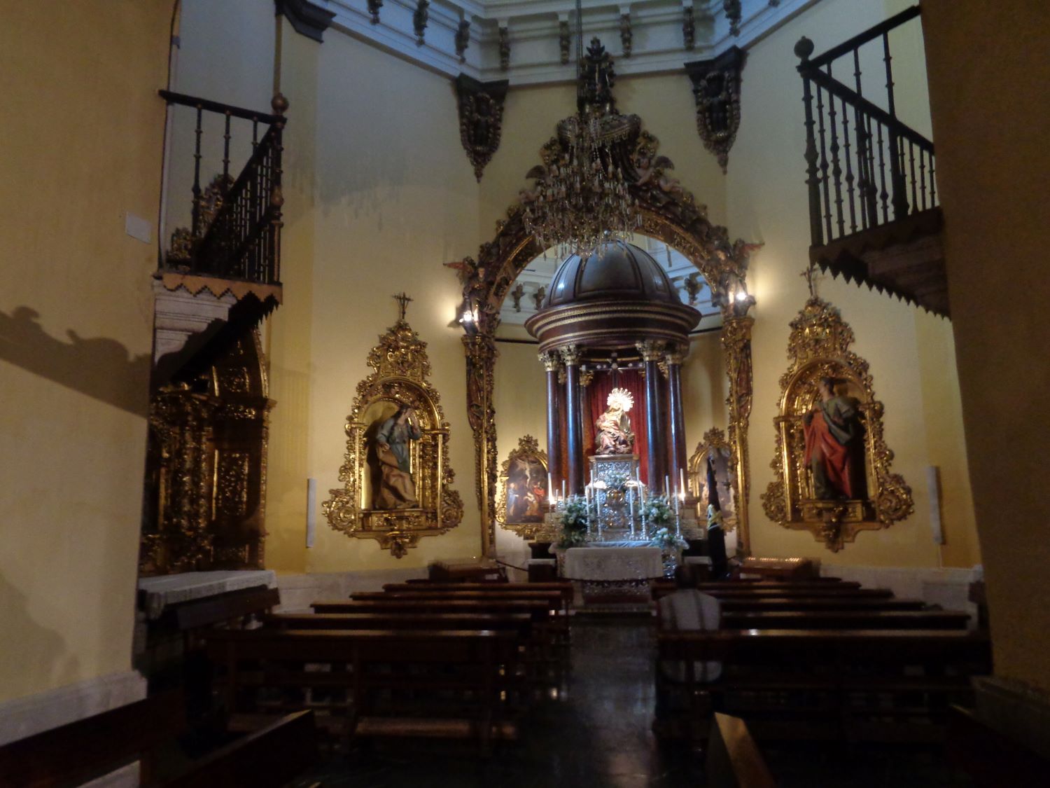Valladolid ch Nuestra Sra de las Angustias relics of virgin jun24