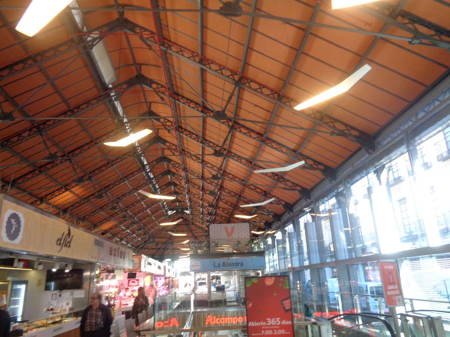 Valladolid mercado de Val ceiling jun24