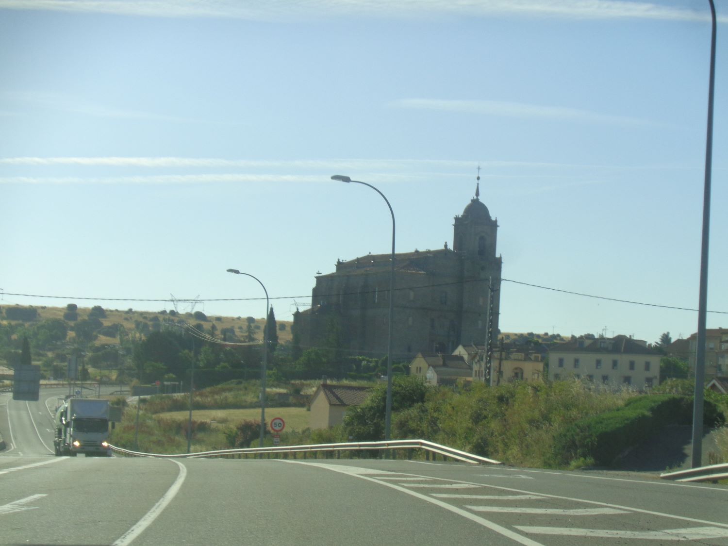 Villacastin ch San Sebastian NVI road arriv jun24