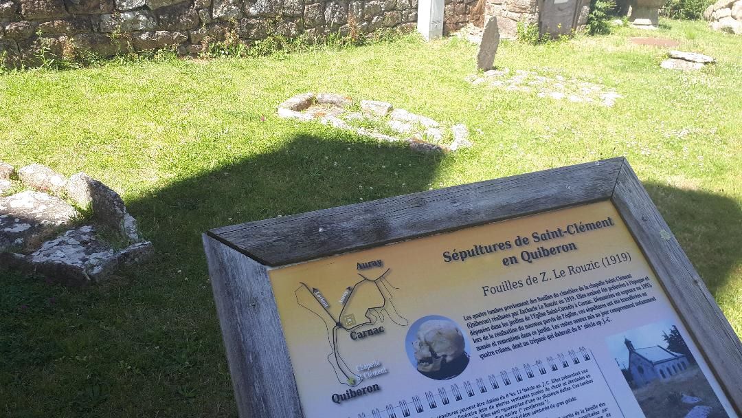 Carnac mus pre history garden tombs st clement of quiberon jul24