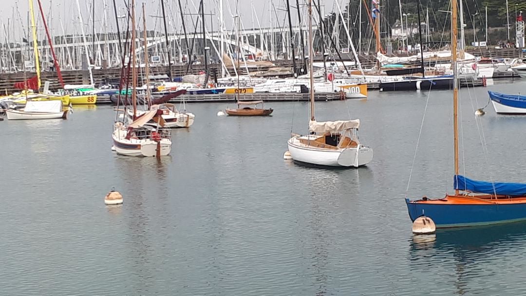 La Trinité sur mer harbor to pont de kerisper aug24