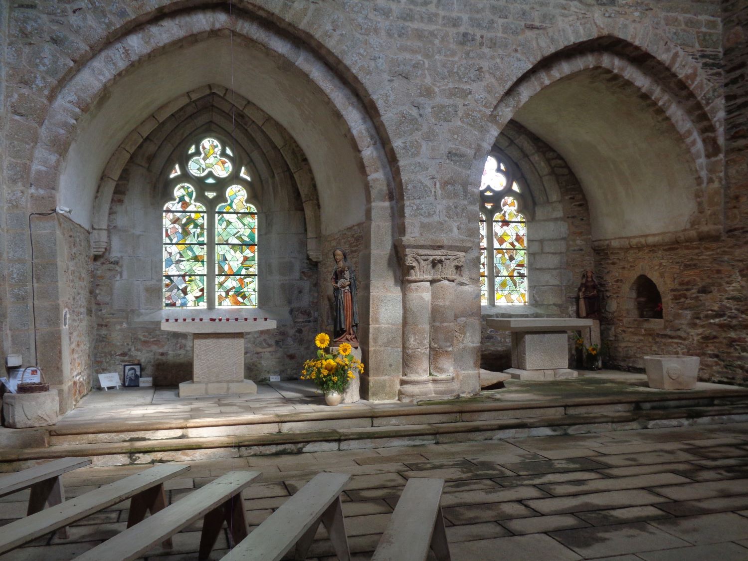 The Abbaye Notre Dame de Boquen of Plénée Jugon !!! Paris1972