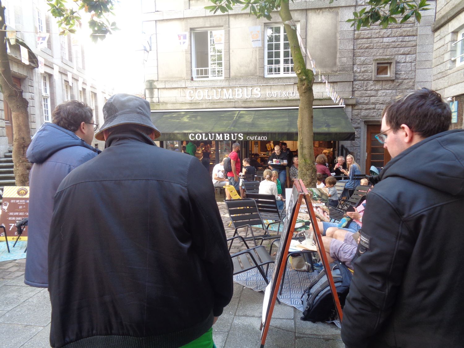 Saint Malo Columbus Cafe boys aug24