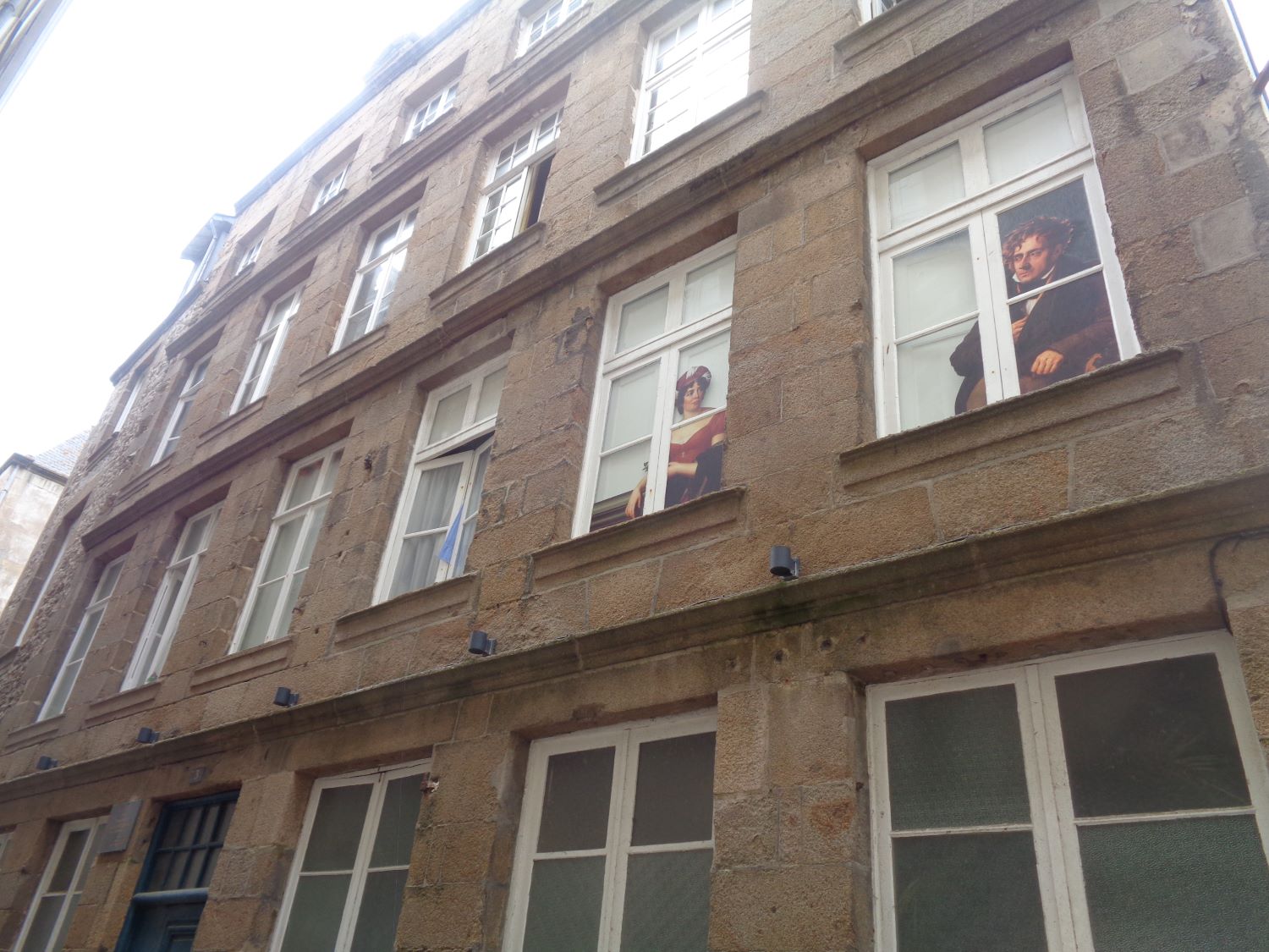 Saint Malo maison natale de Rene Chateaubriand upper 3 rue Chateaubriand aug24