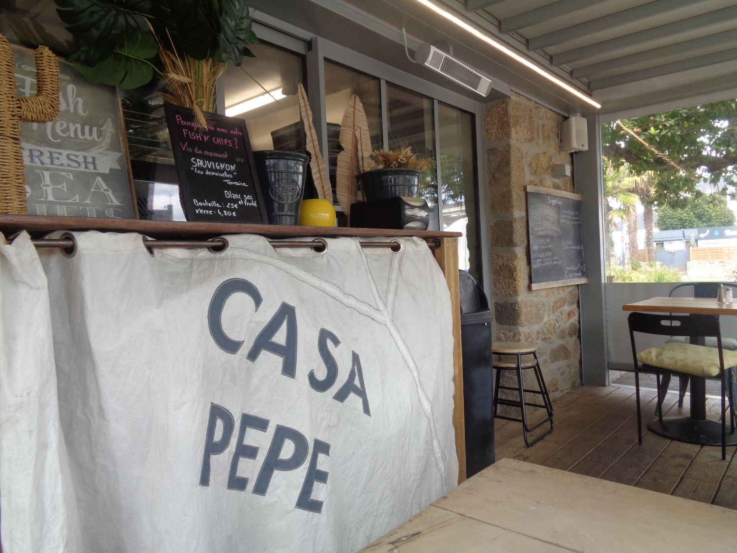 Fouesnant La Casa Pépé resto terrase sep24
