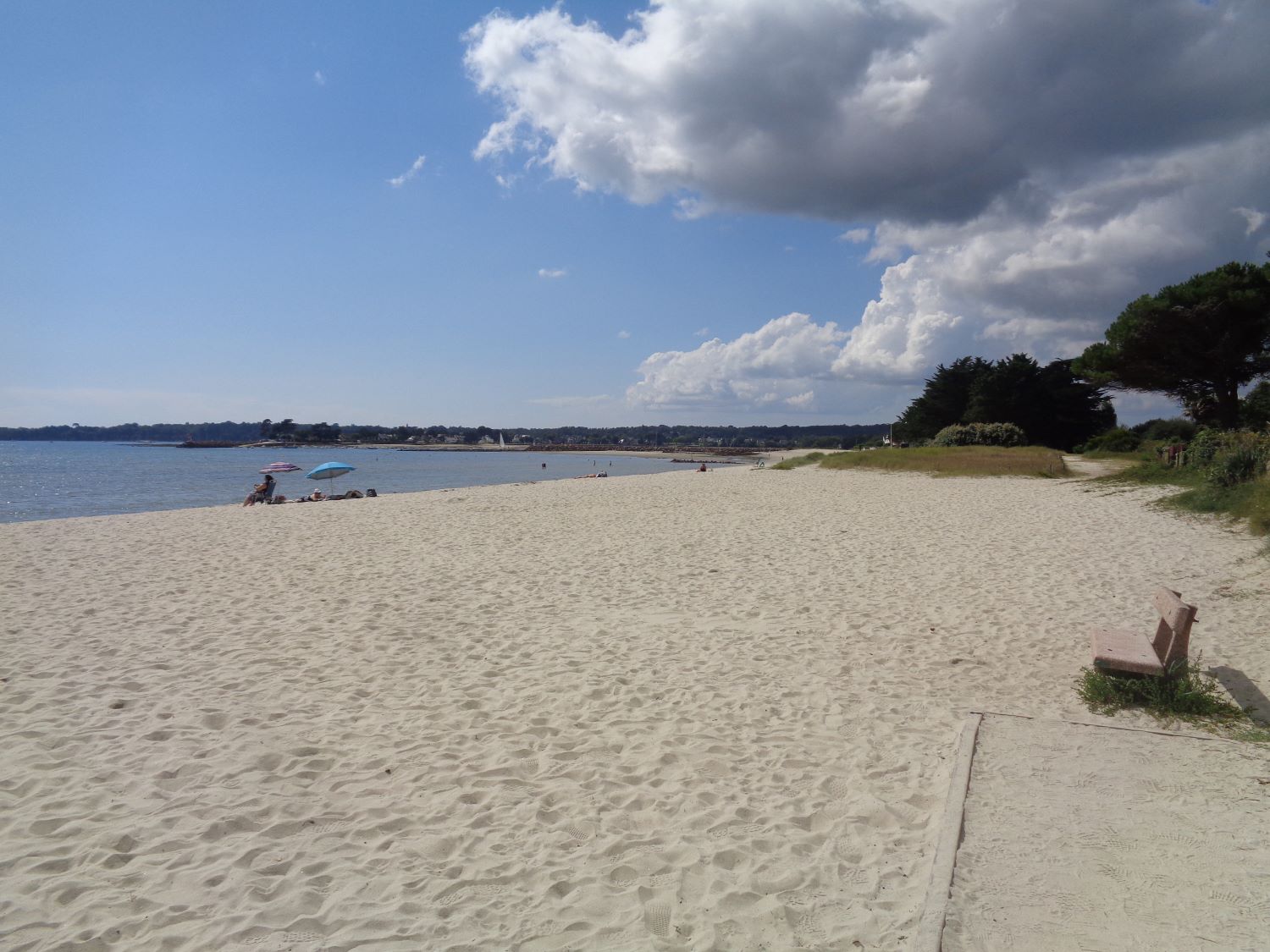 La Foret Fouesnant plage de Kerleven right side sep24