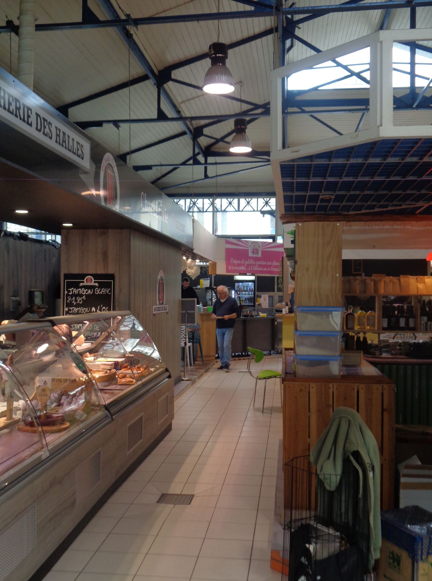 Lannion Halles or covered market meats sep24