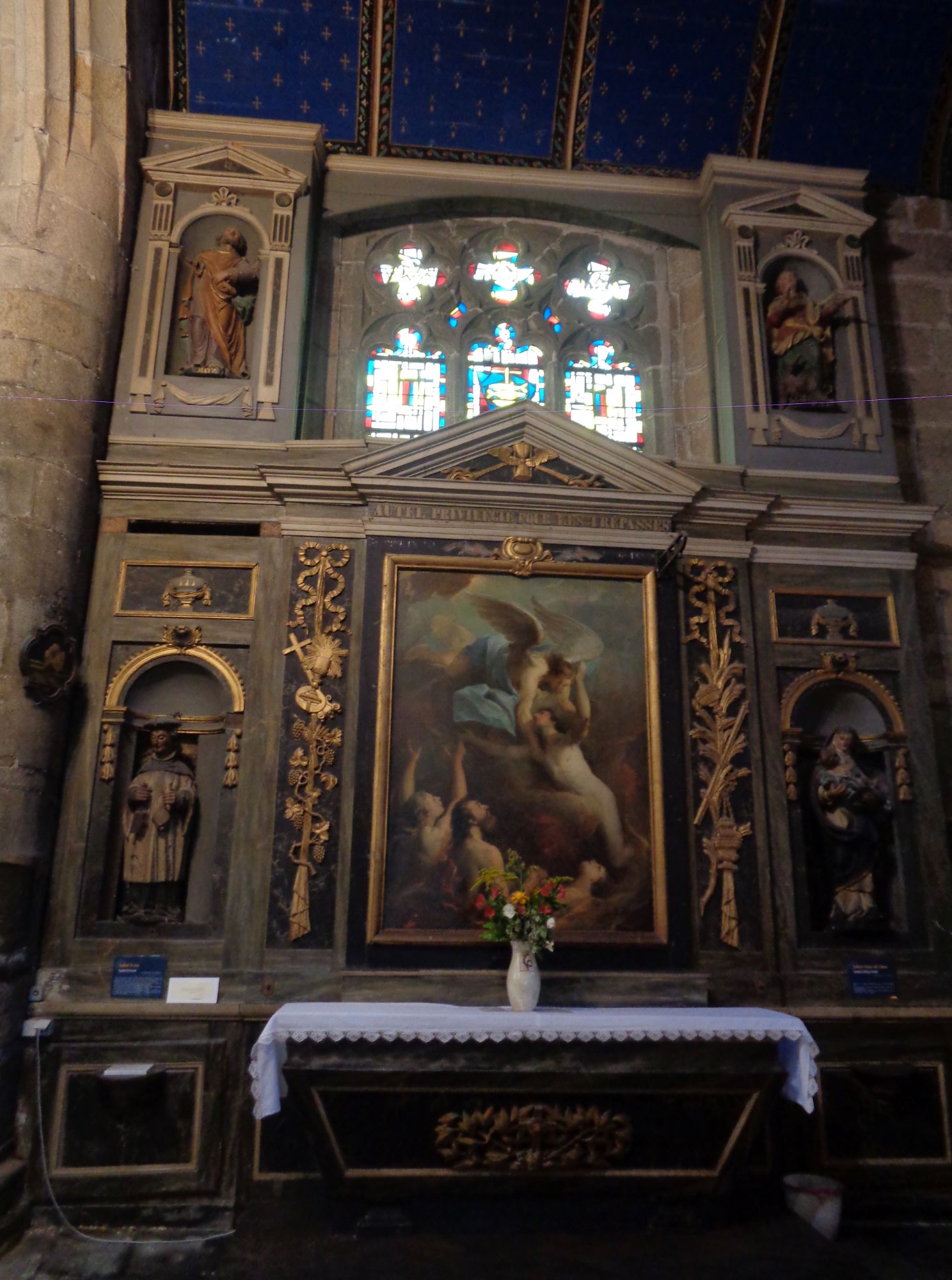 Morlaix ch Saint Mélaine altar sep24