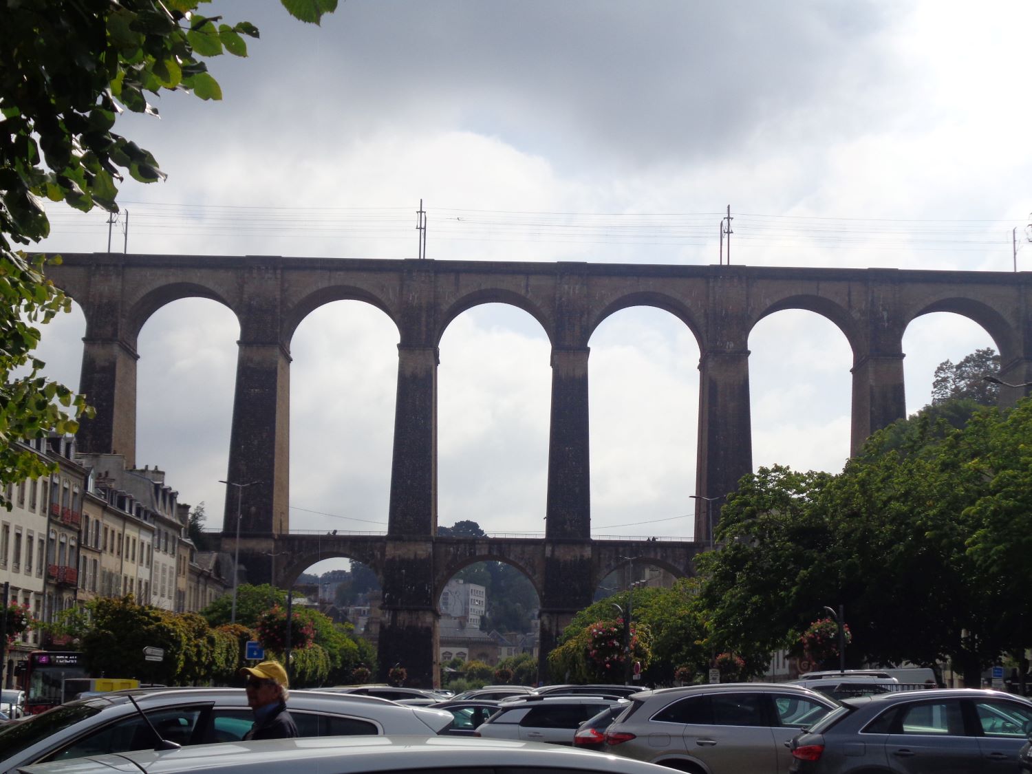 Morlaix viaduc from pl des otages sep24