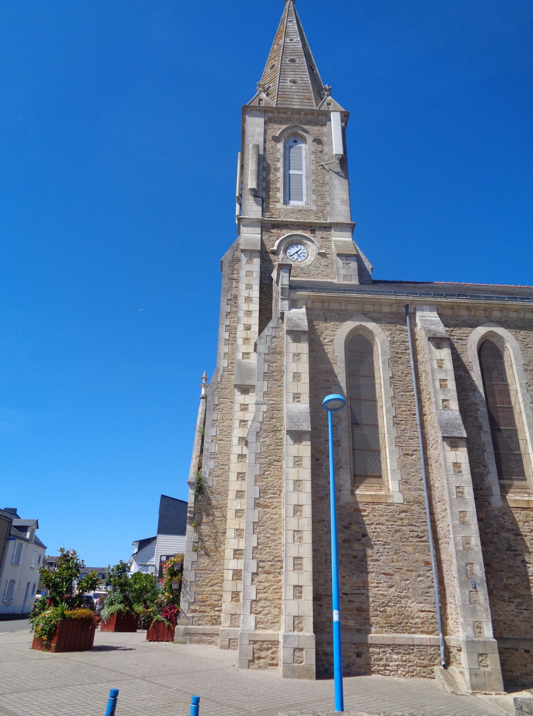 Penestin ch saint gildas belltower side aug22