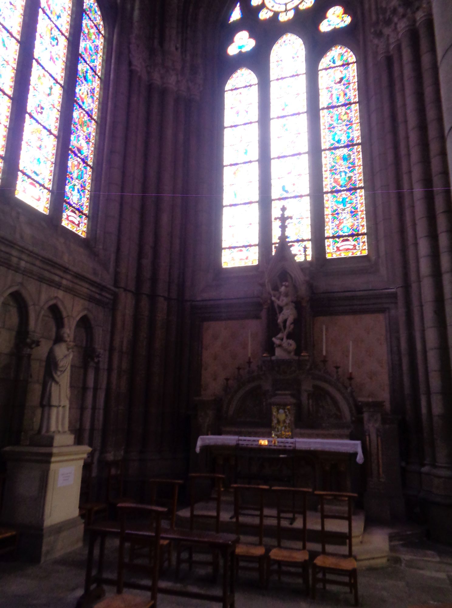 Rennes Basilica minor Notre Dame de Bonne Nouvelle chapel Saint Michel oct24