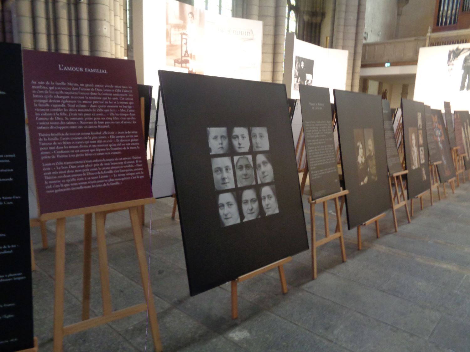 Rennes Basilica minor Notre Dame de Bonne Nouvelle Sainte Therese de Lisieux portraits oct24