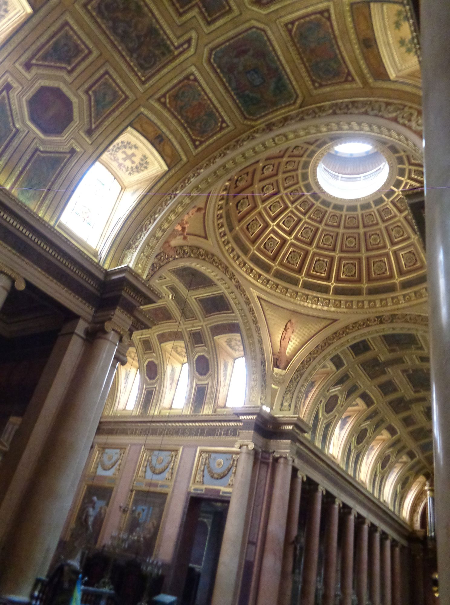 Rennes Cat Saint Pierre ceiling dome oct24