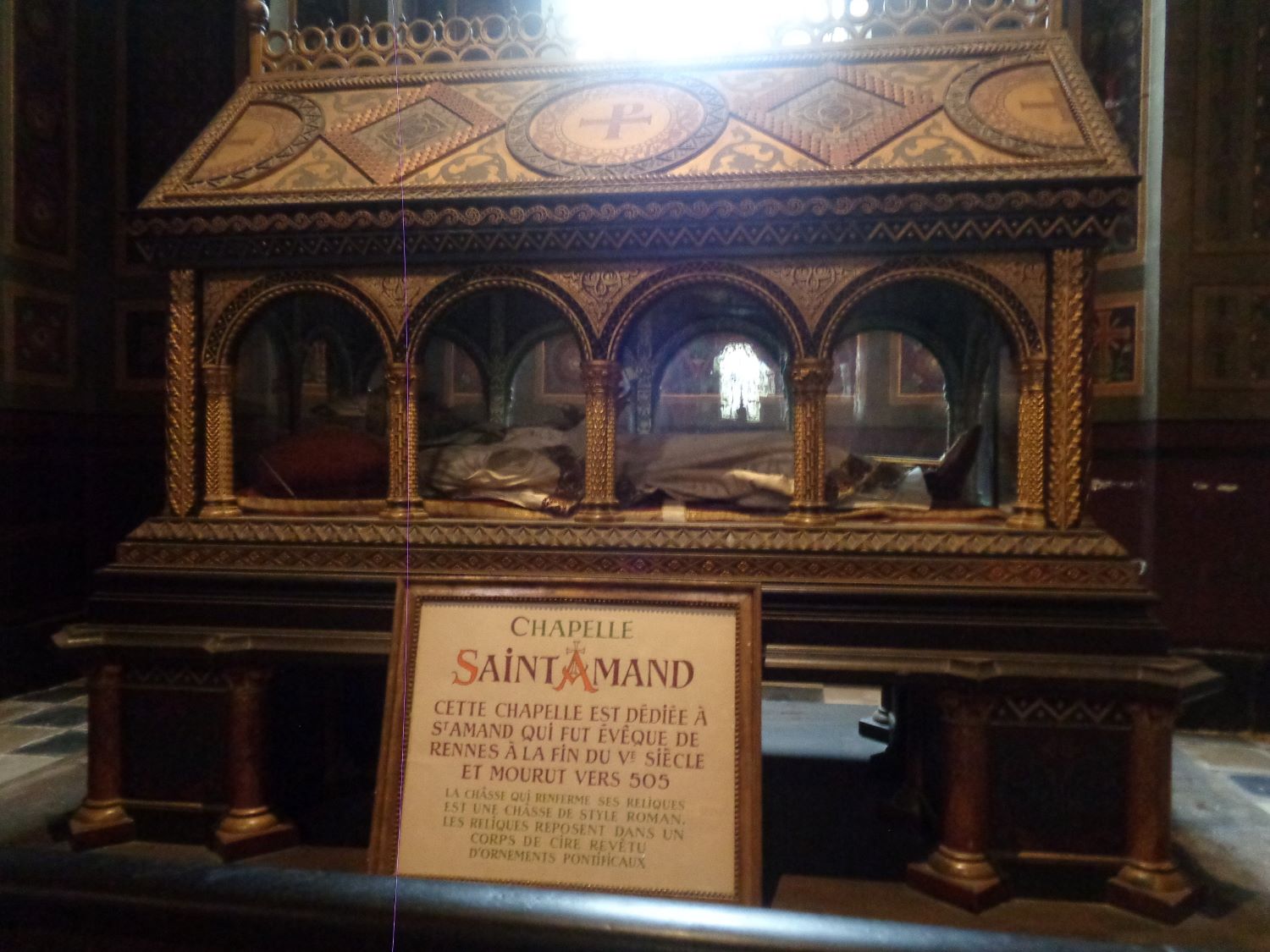 Rennes Cat Saint Pierre chapel Saint Amand et corpe oct24