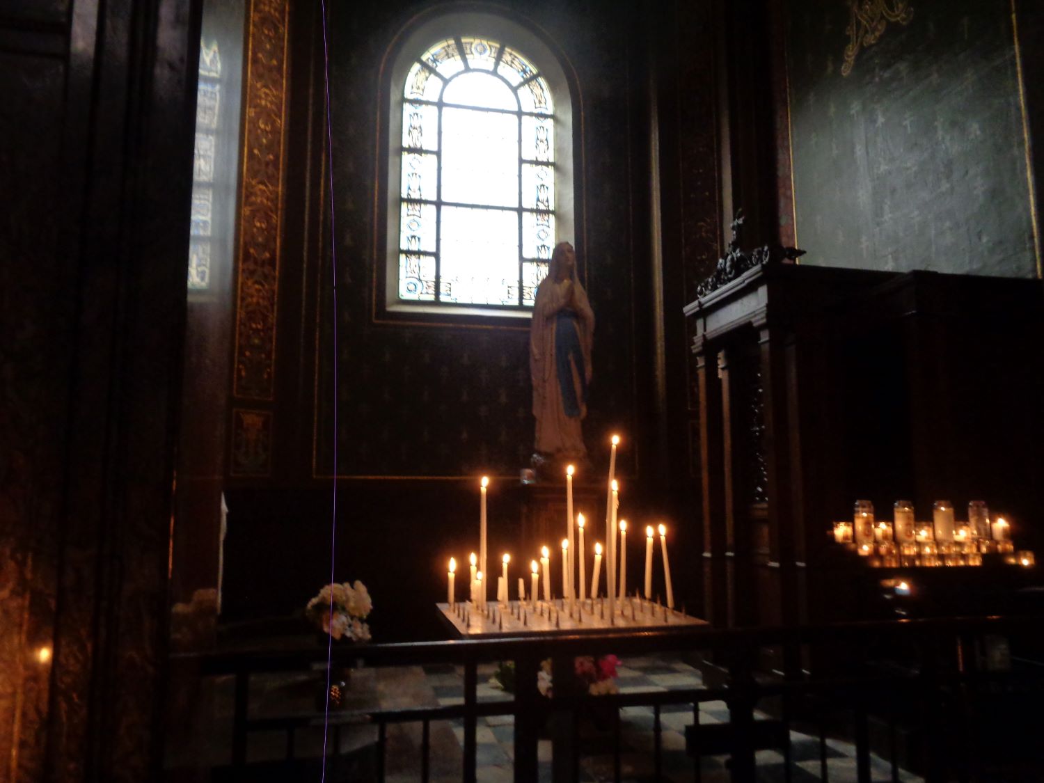 Rennes Cat Saint Pierre chapel Virgin oct24