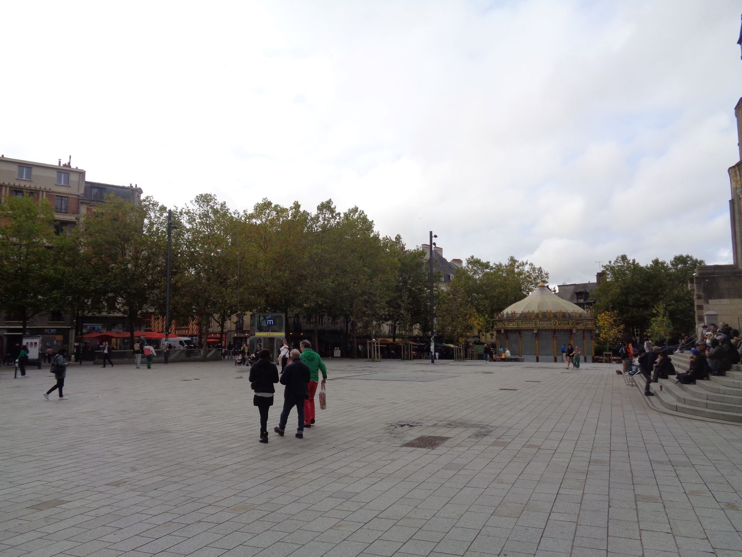 Rennes place Sainte Anne to carrousel oct24