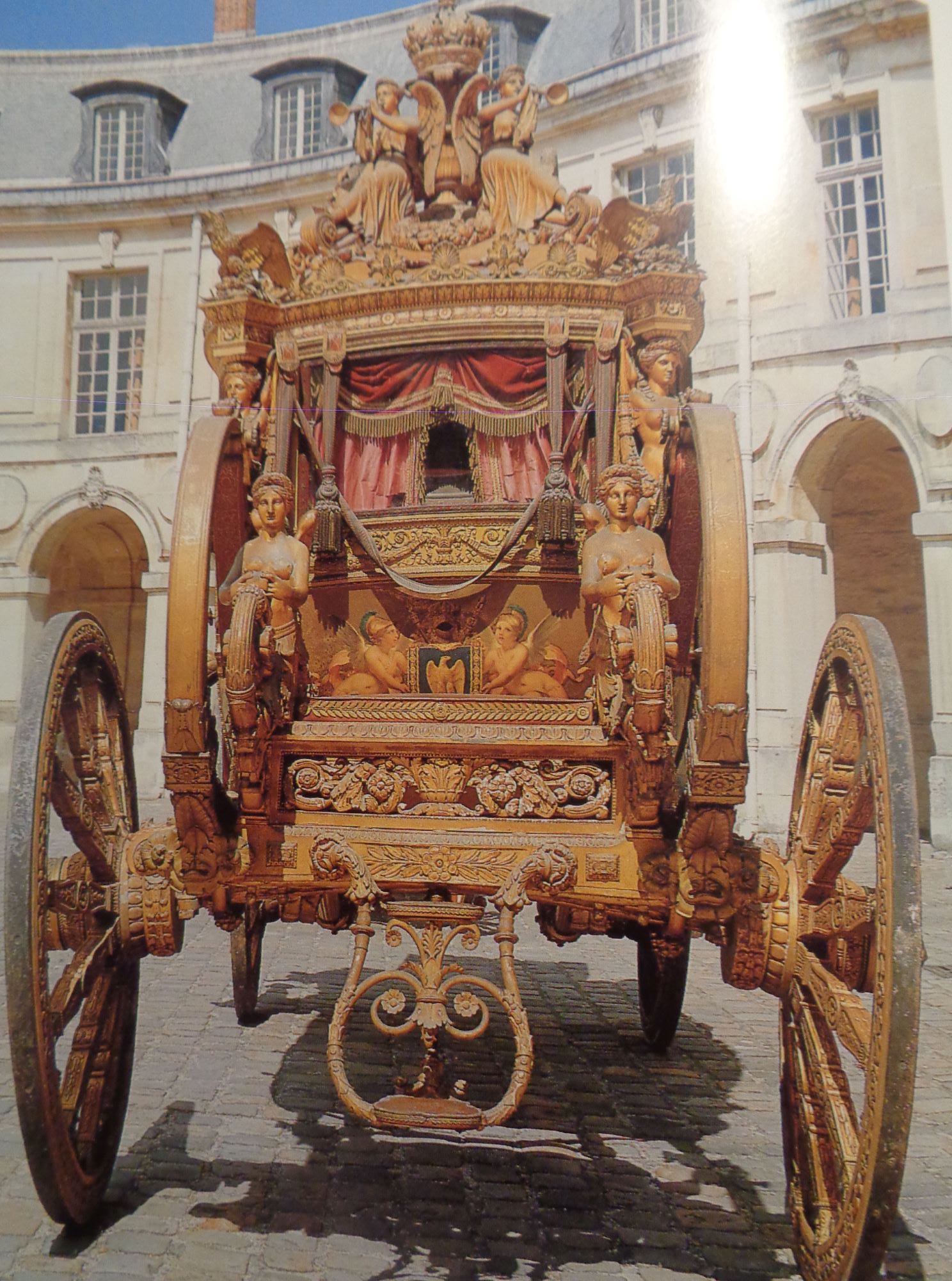 Versailles grande ecuries carriage museum cor Charles X 1825 back mar09
