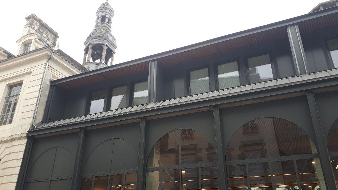 Auray halles covered market back HdV belltower nov24