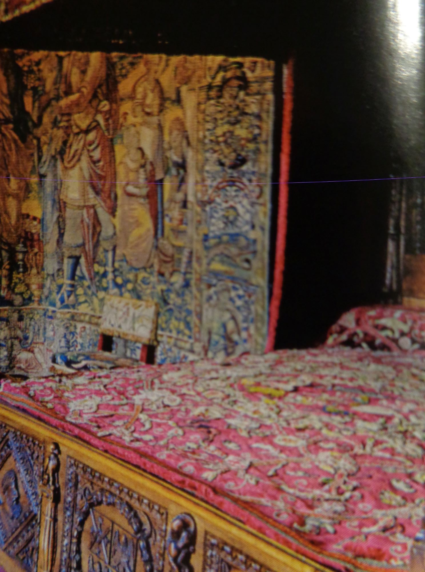 Chenonceau château chambre catherine de medicis c2009