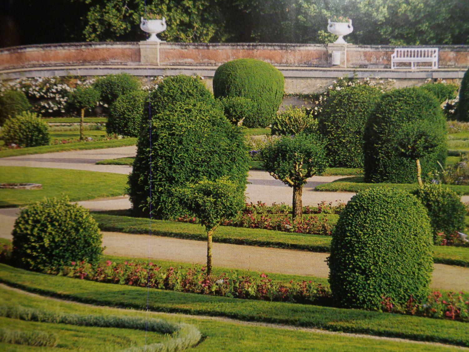 Chenonceau château jardin Diane de Poitiers c2009