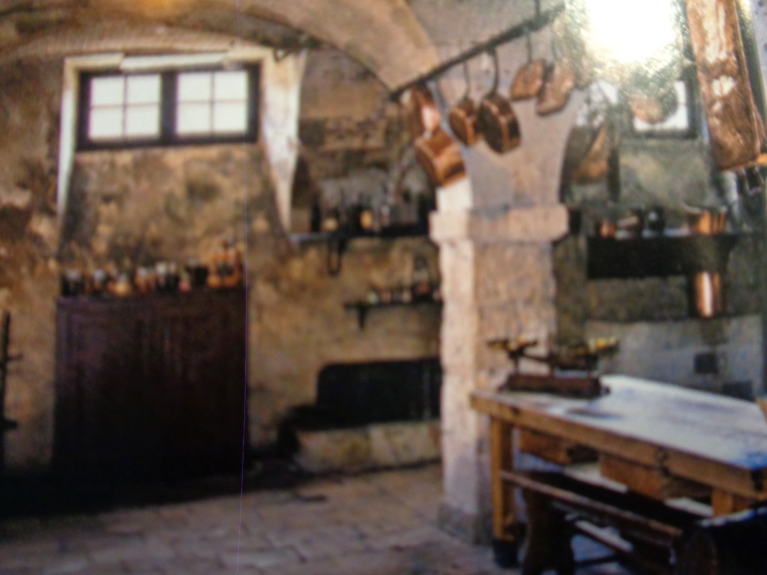 La Ferté Saint Aubin château 17C kitchen c2009