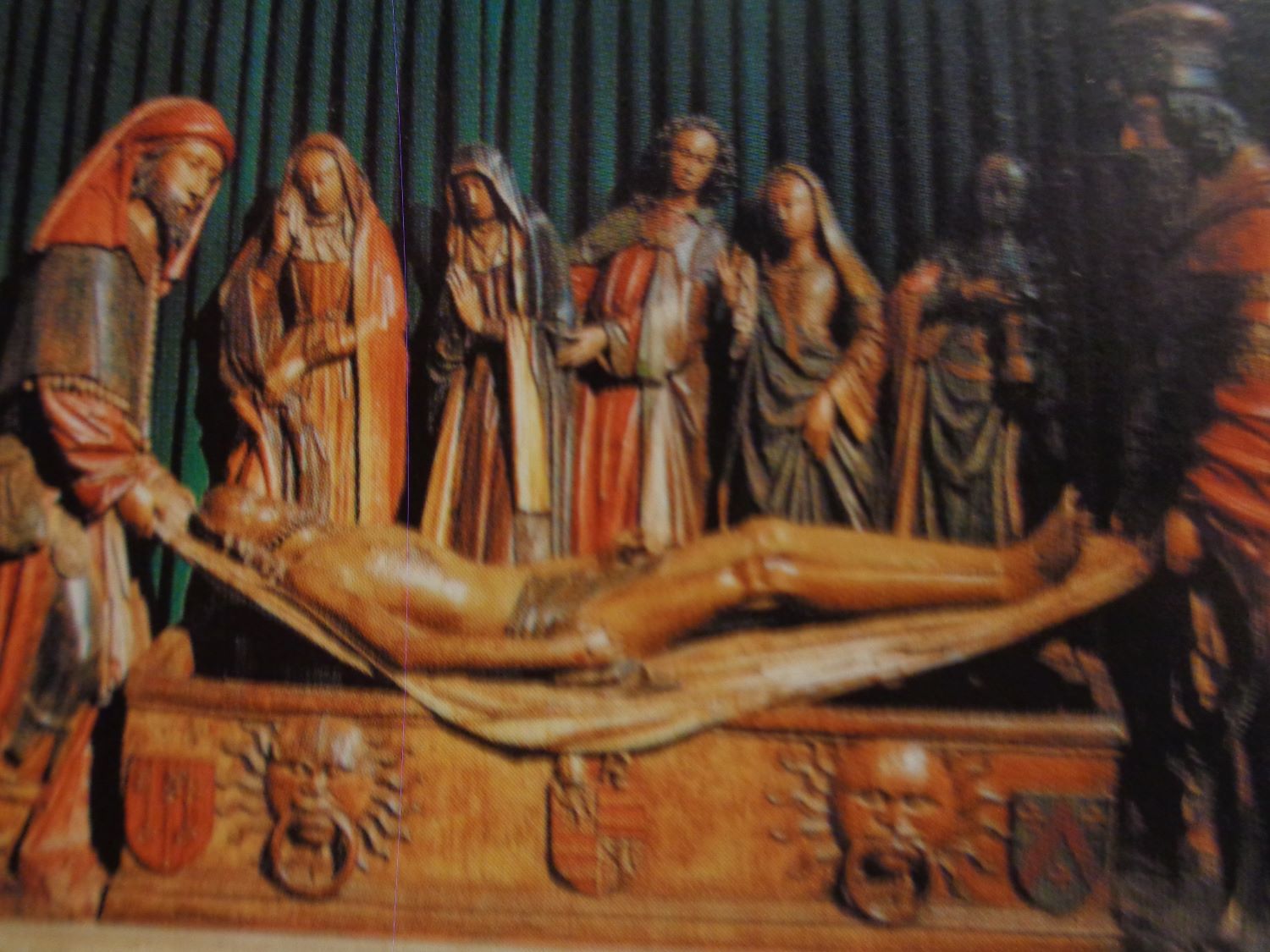 Moissac abbaye ch Saint Pierre mise au tombeau 15C c2007