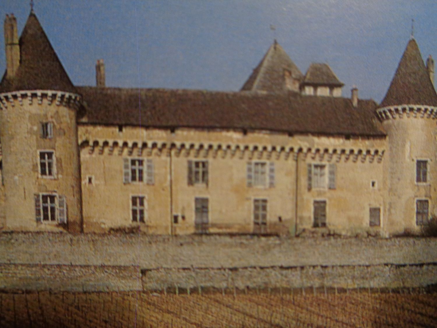 Rully château de Rully from field back c2009