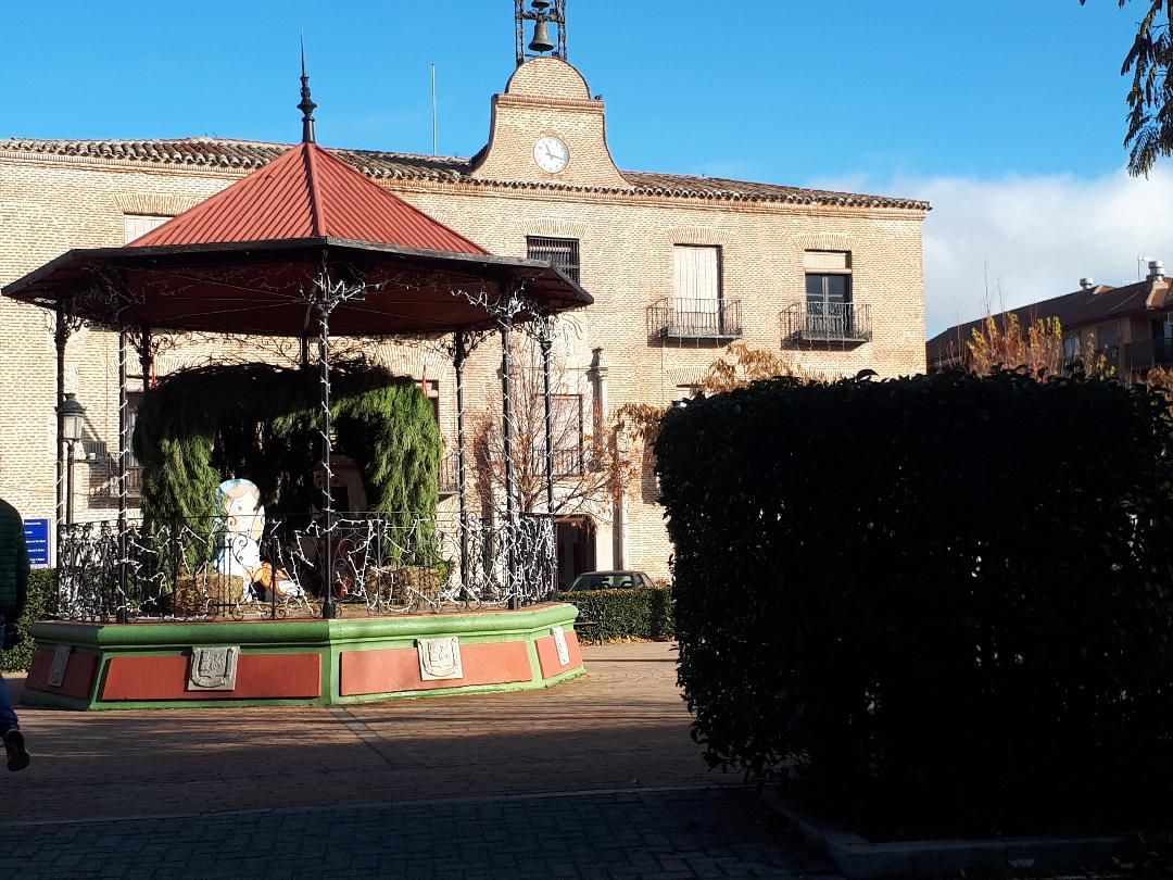 Arévalo Plaza del Real music kiosk front dec24