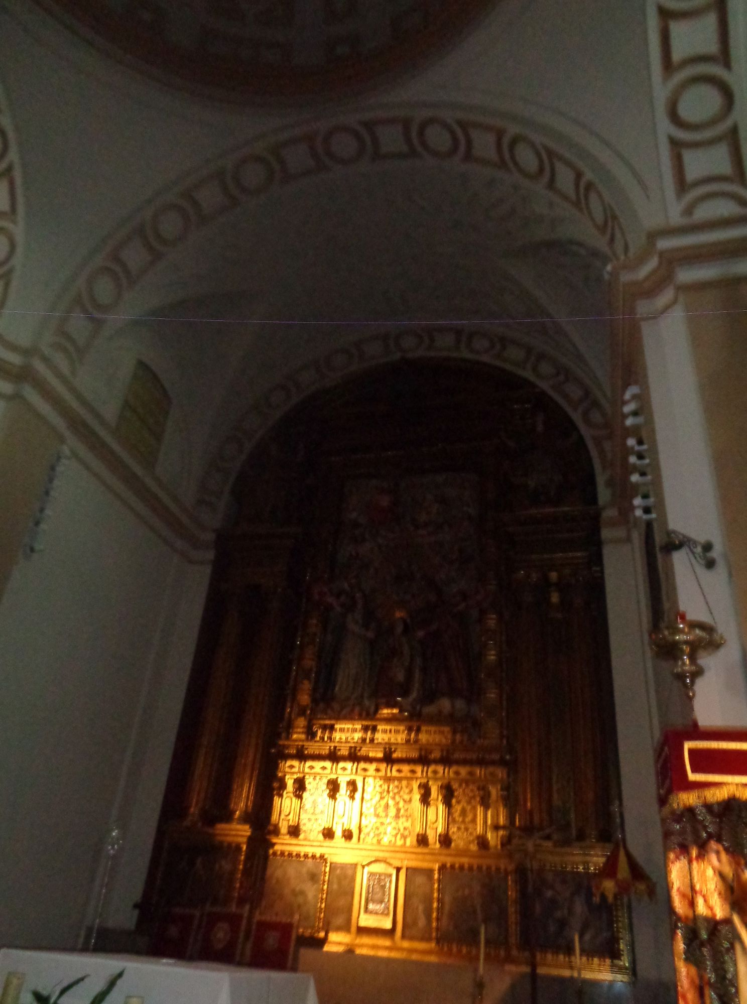 Avila Convento de la Santa altar dec24