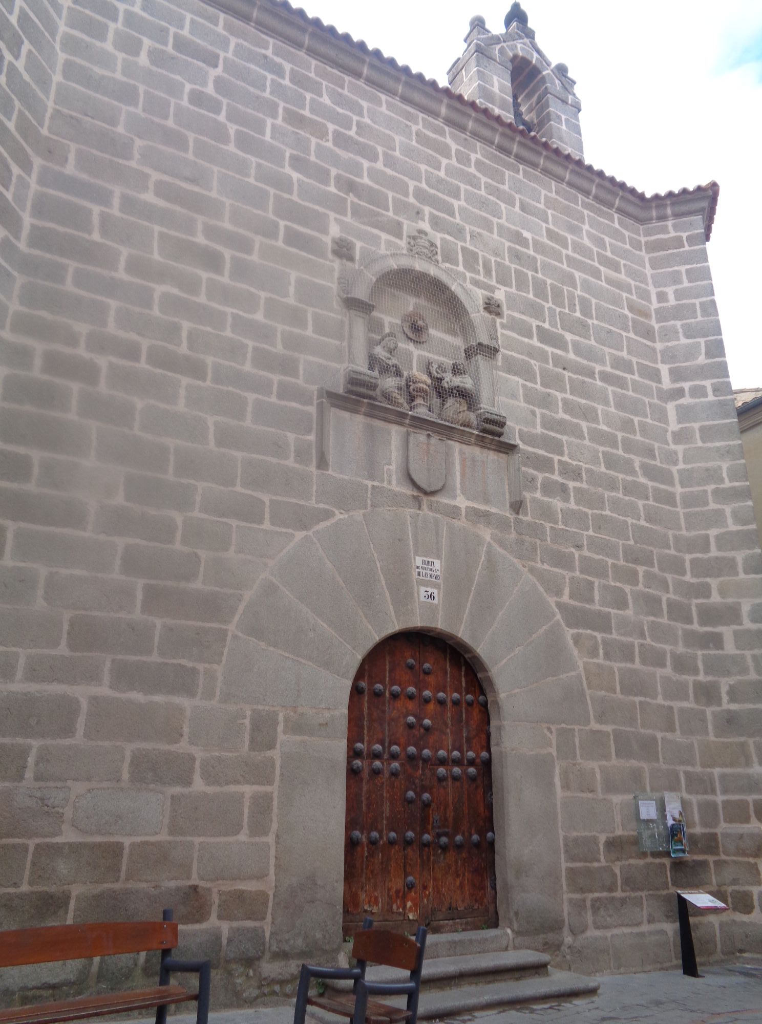 Avila Ermita Ntra Sra de las Nieves front dec24