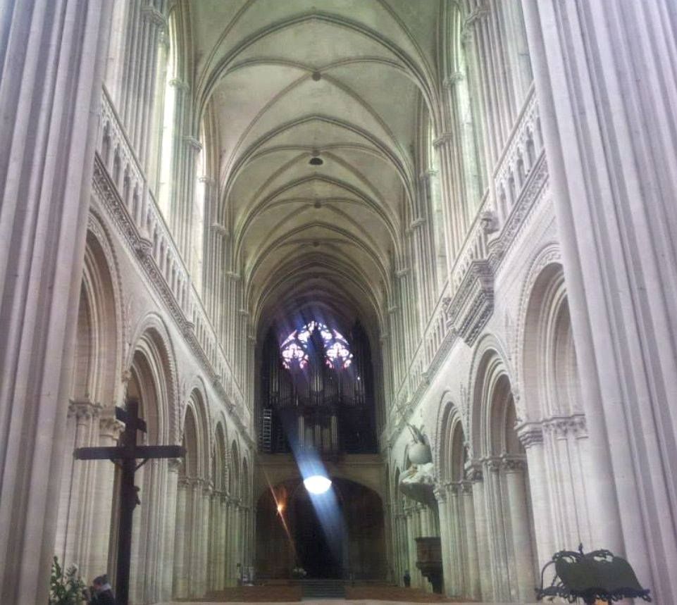 Bayeux Cathédrale Notre Dame organ back c2023