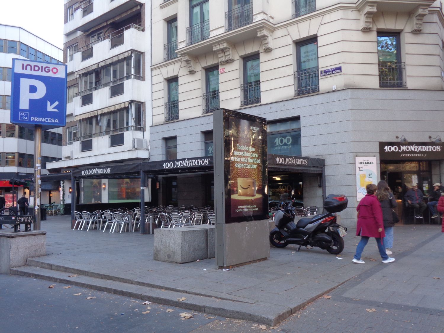 Madrid 100 Montaditos resto calle de la princesa dec24