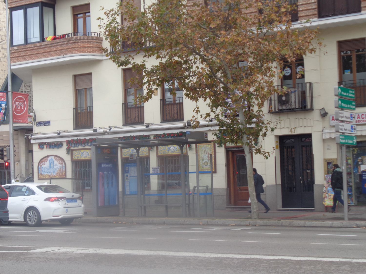 Madrid cerveceria Cruz Blanca las murallas menendez pelayo 1 dec24