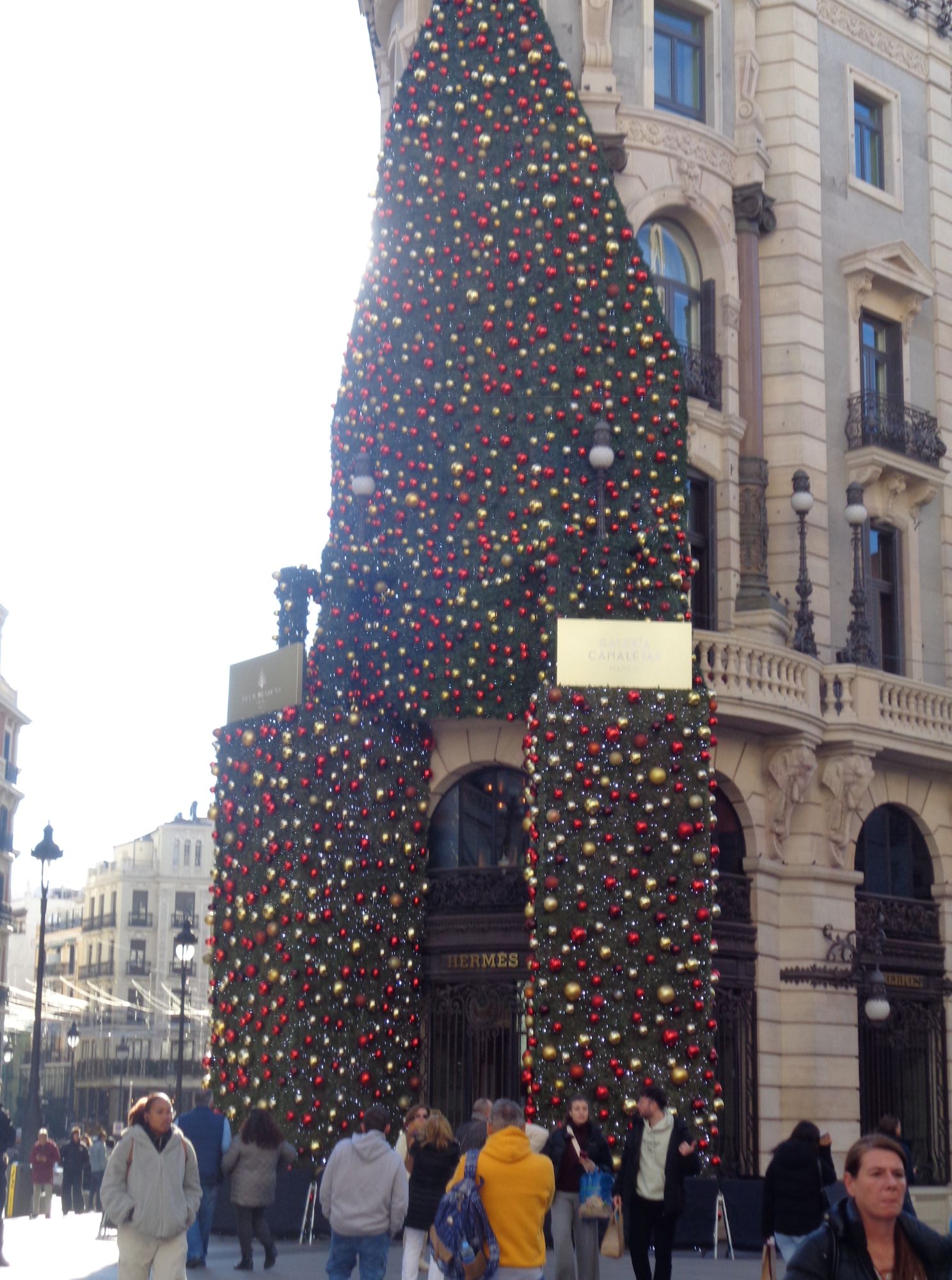 Madrid Christmas on calle de Alcalà 1 dec24